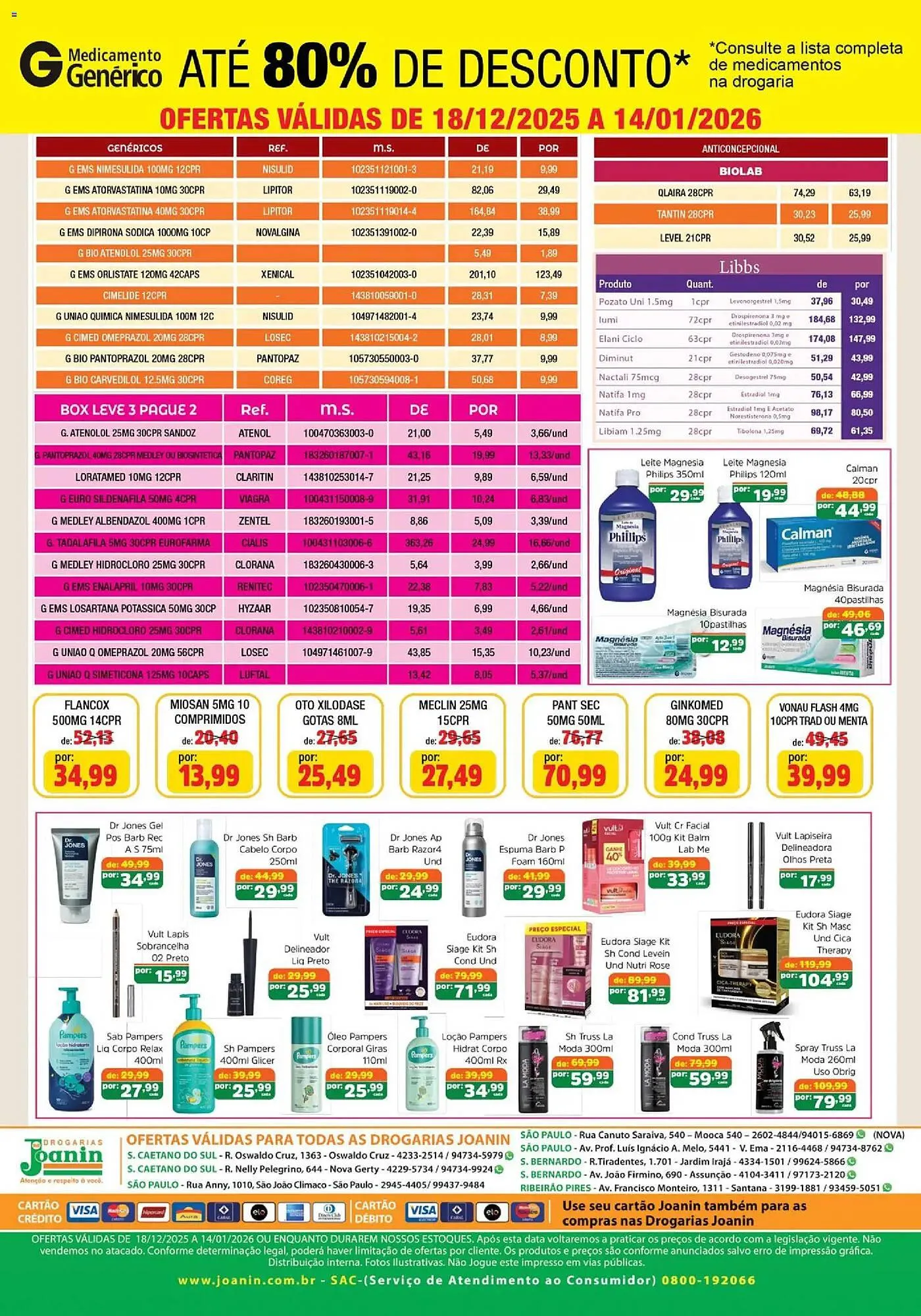 Encarte de Catálogo Supermercados Joanin 18 de dezembro até 14 de janeiro 2026 - Pagina 2