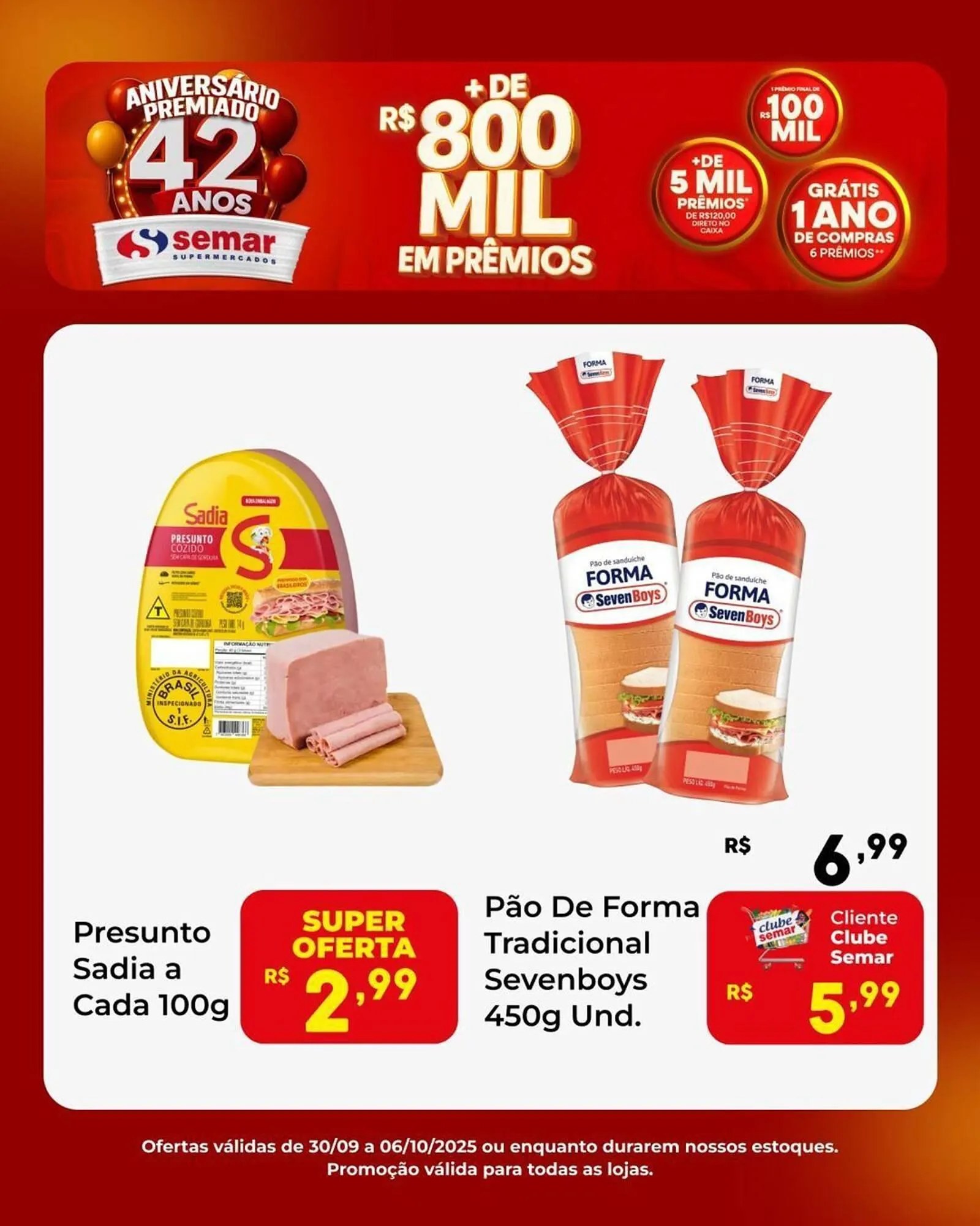 Encarte de Folheto Semar Supermercado 30 de setembro até 6 de outubro 2025 - Pagina 4