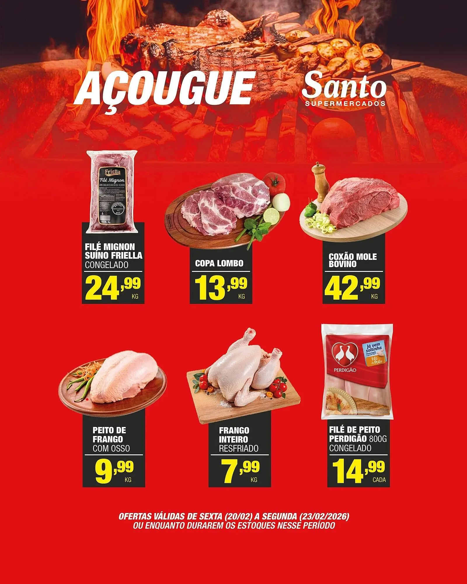 Encarte de Catálogo Santo Supermercados 18 de fevereiro até 22 de fevereiro 2026 - Pagina 4