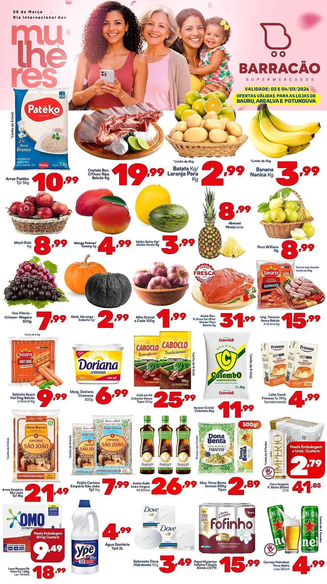 Encarte de Catálogo Barracão Supermercado 3 de março até 4 de março 2026 - Pagina 1