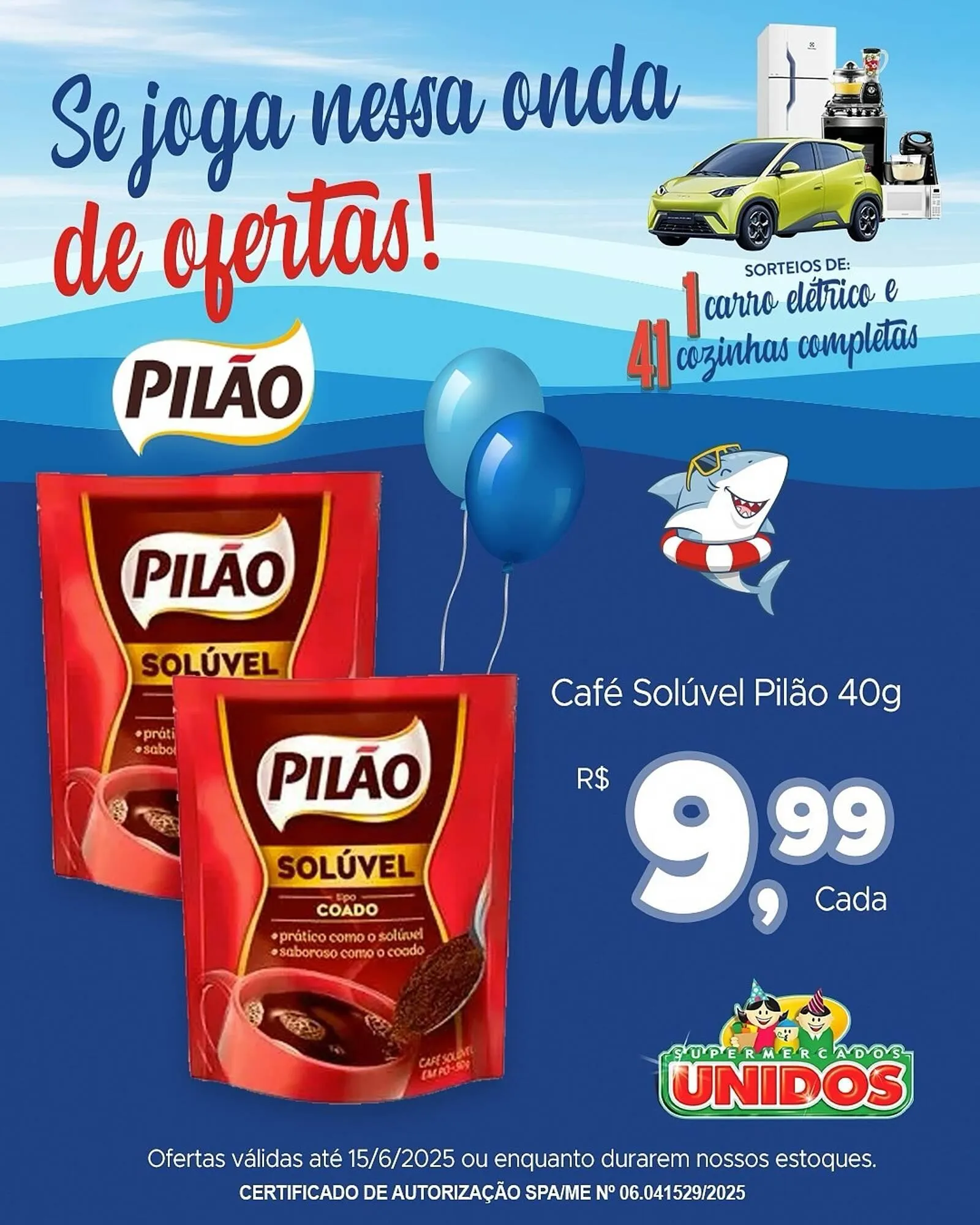 Encarte de Catálogo Supermercados Unidos 5 de junho até 15 de junho 2025 - Pagina 1