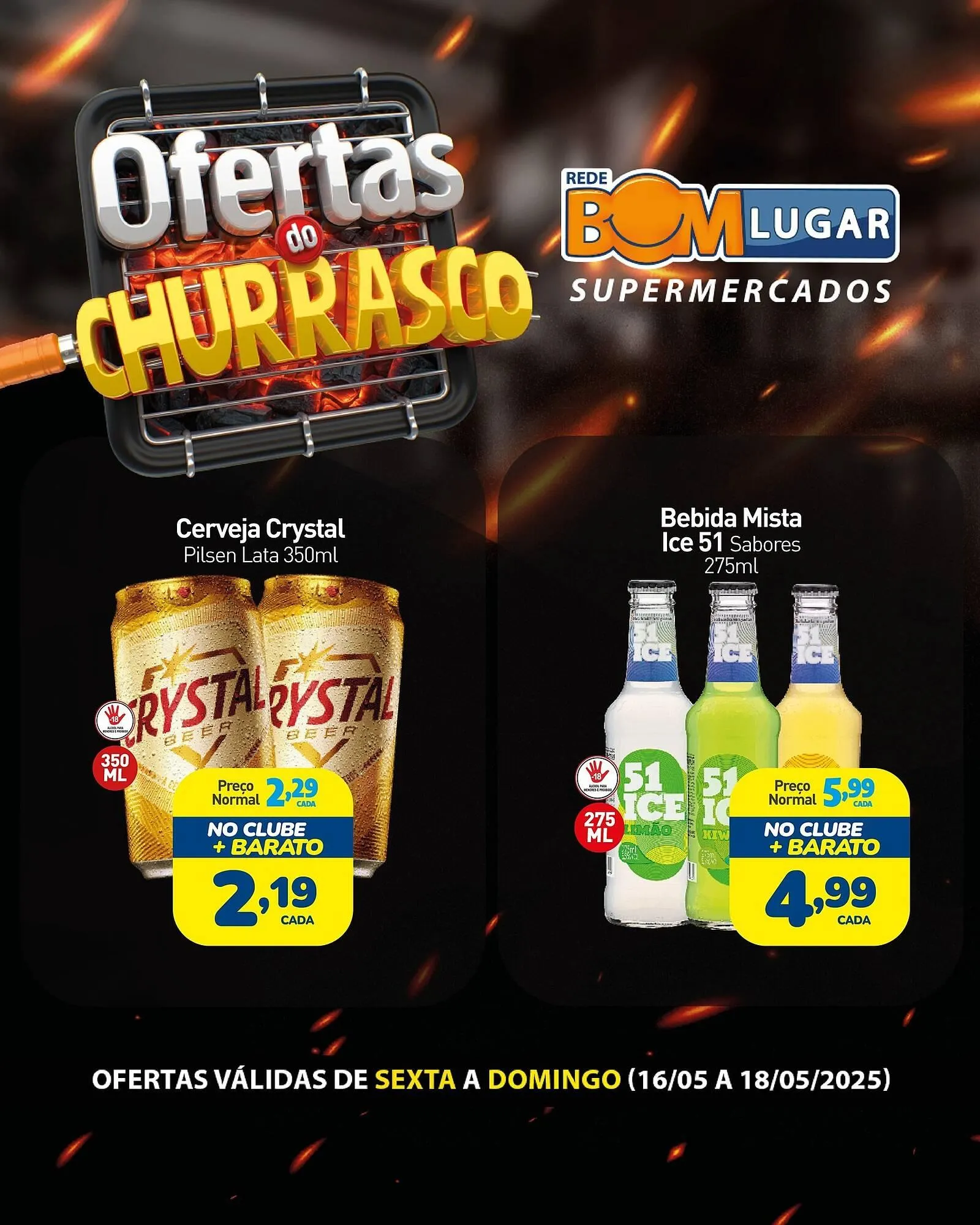Encarte de Catálogo Rede Bom Lugar 17 de maio até 18 de maio 2025 - Pagina 1