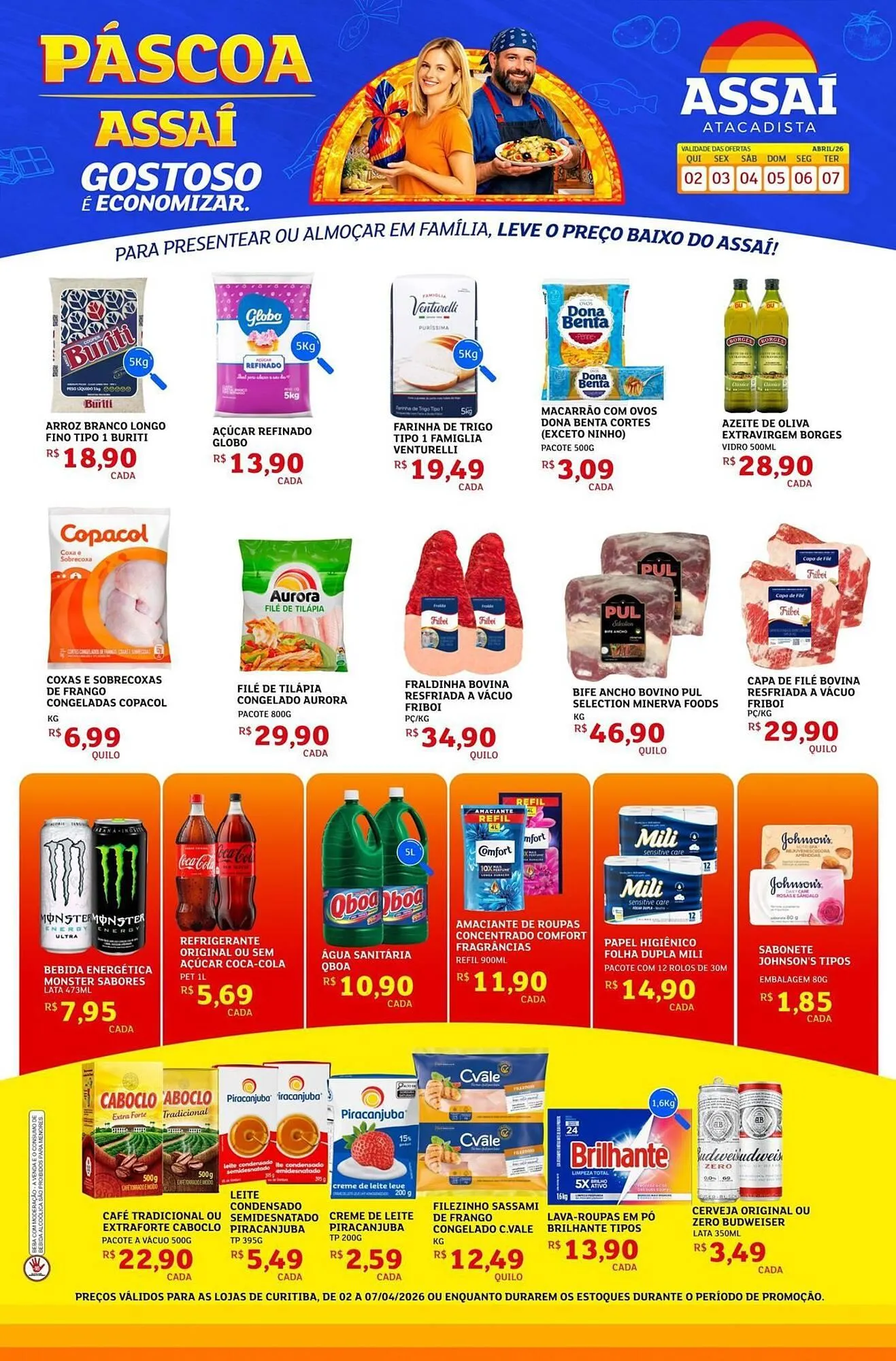 Encarte de Encarte Assaí Atacadista 2 de abril até 7 de abril 2026 - Pagina 1