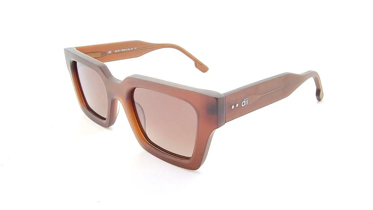 Óculos de sol Dii Collection, modelo 1 9018, cor Marrom, tamanho 50