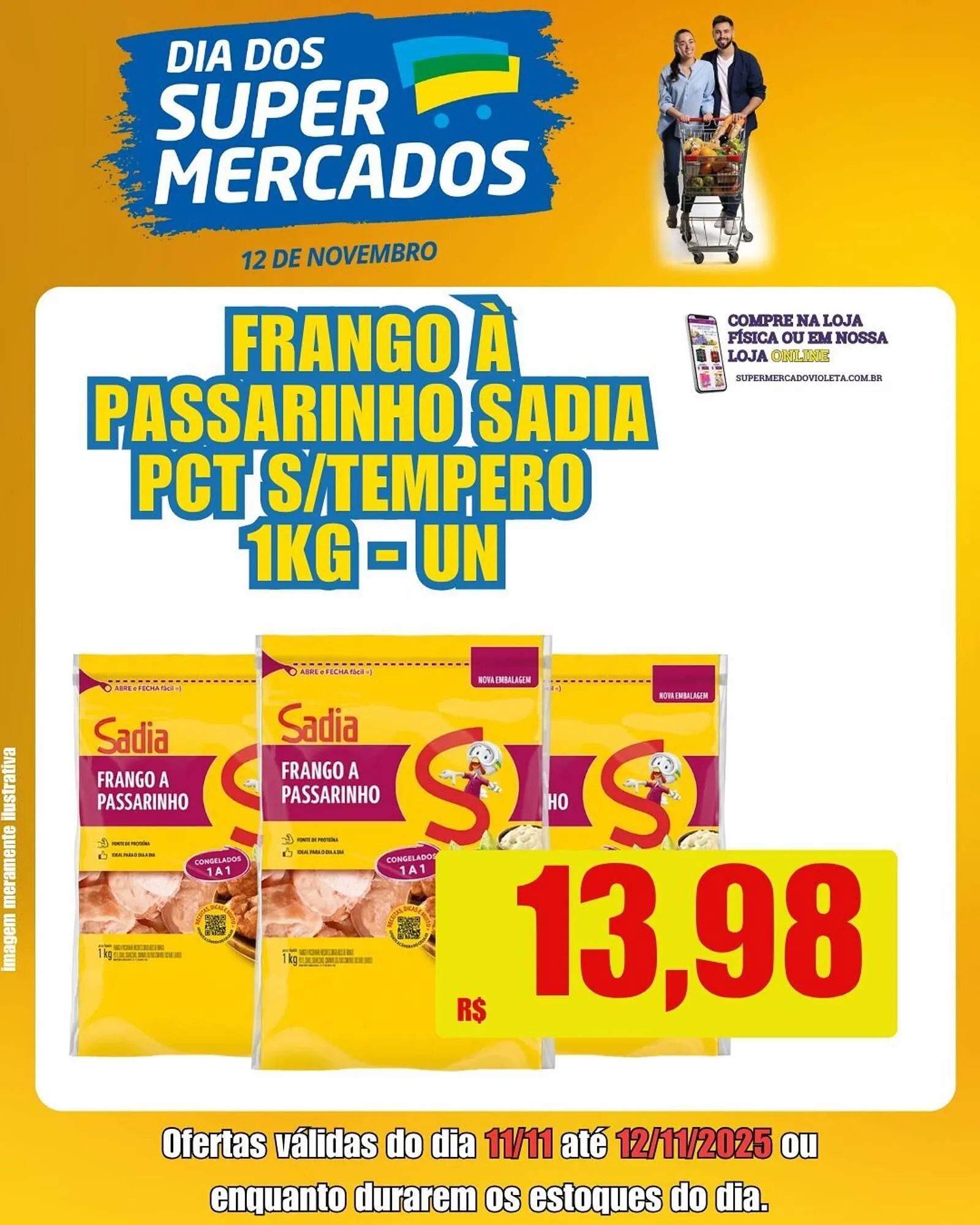 Encarte de Catálogo Violeta Supermercados 10 de novembro até 12 de novembro 2025 - Pagina 1