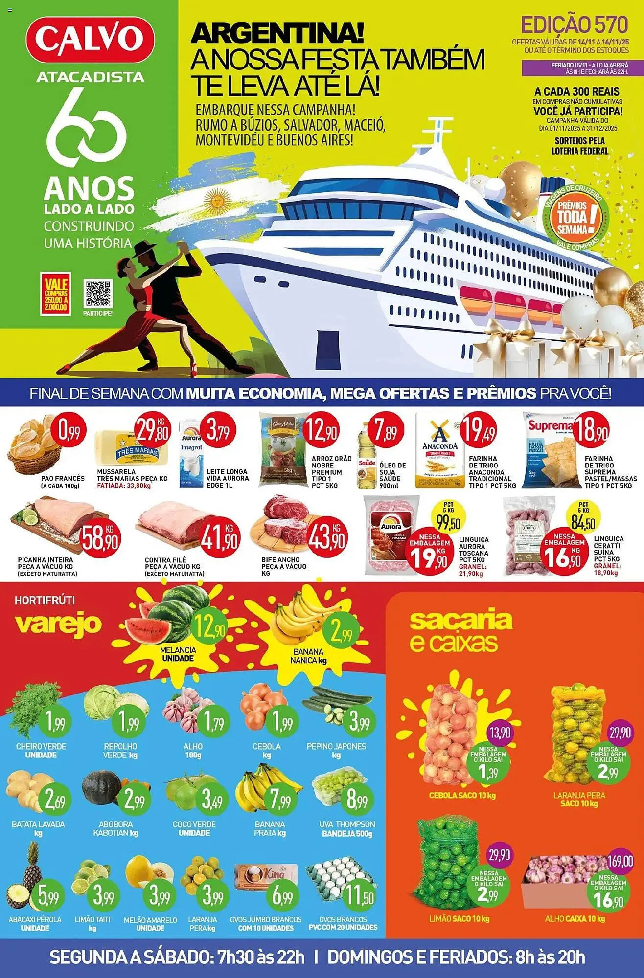 Encarte de Folheto Calvo Atacadista 14 de novembro até 21 de novembro 2025 - Pagina 1