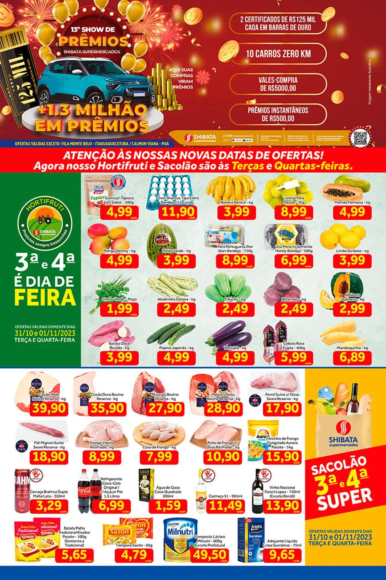 Encarte de Shibata Supermercados - Exceto Itaqua e Poá 10 de junho até 11 de dezembro 2023 - Pagina 1