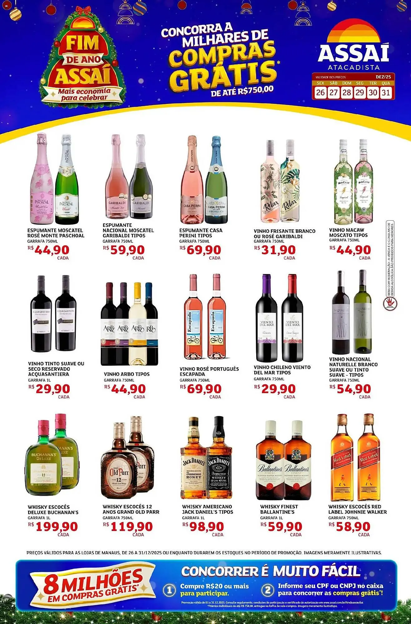 Encarte de Encarte Assaí Atacadista 26 de dezembro até 31 de dezembro 2025 - Pagina 1