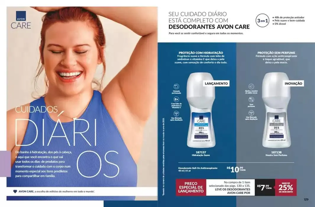 Encarte de Avon Revista Cosméticos Ciclo 8/2025 8 de abril até 15 de maio 2025 - Pagina 65