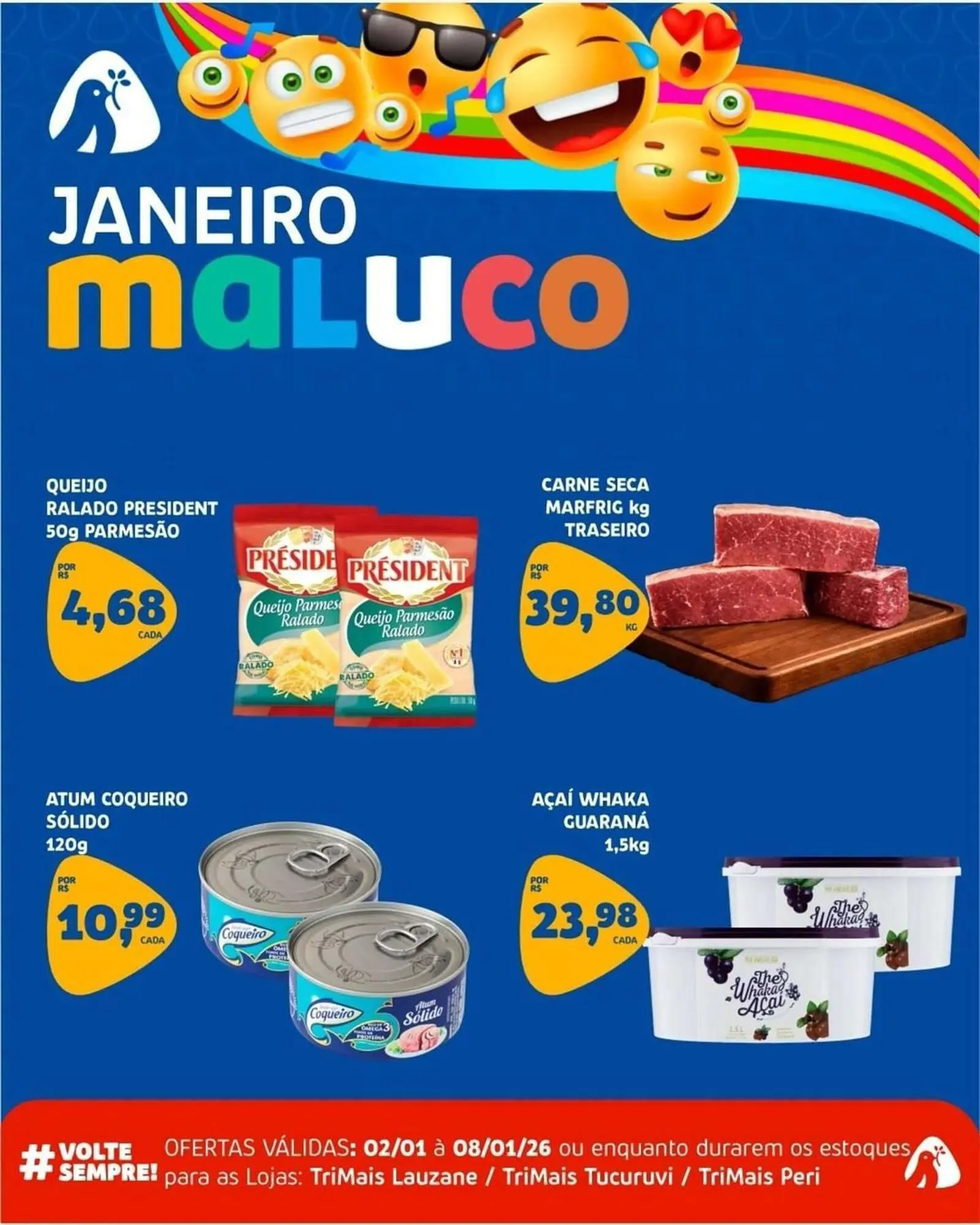 Encarte de Catálogo Trimais Supermercado 2 de janeiro até 8 de janeiro 2026 - Pagina 3