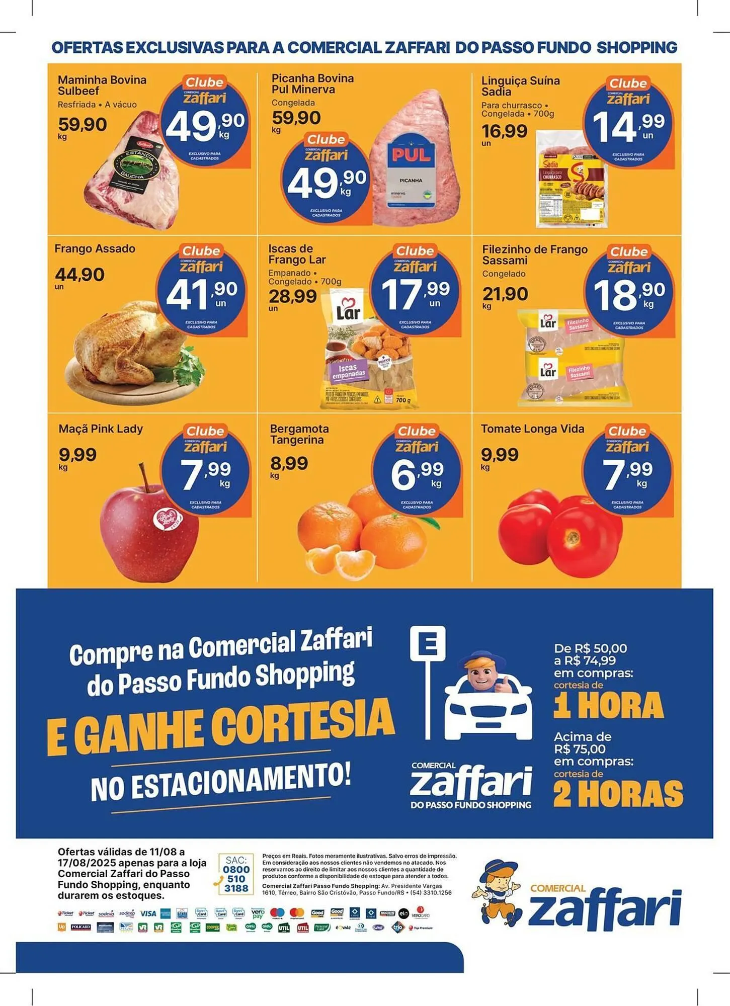 Encarte de Catálogo Comercial Zaffari 11 de agosto até 17 de agosto 2025 - Pagina 2
