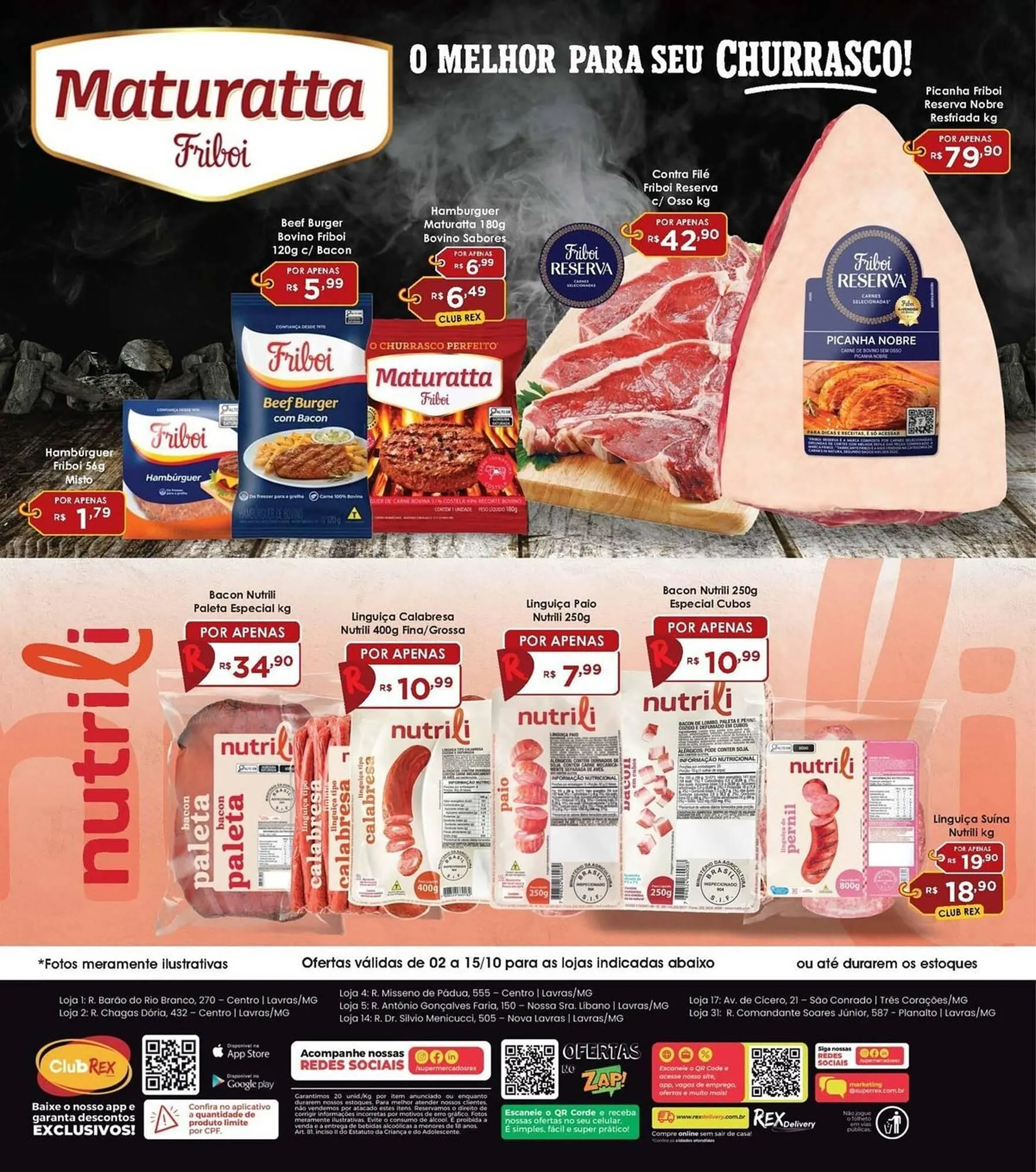 Encarte de Catálogo Supermercados Rex 3 de outubro até 15 de outubro 2025 - Pagina 4
