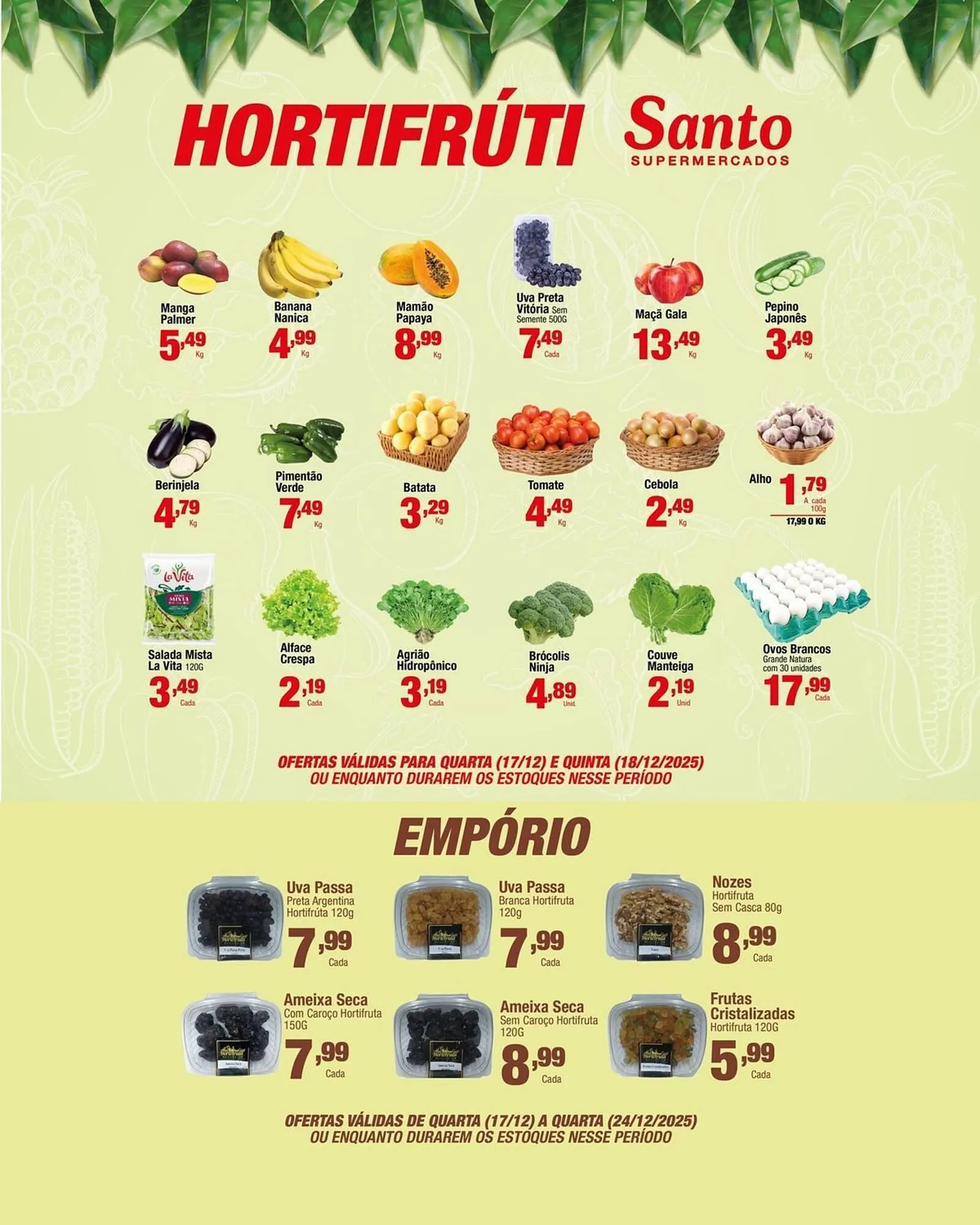 Encarte de Catálogo Santo Supermercados 17 de dezembro até 24 de dezembro 2025 - Pagina 5