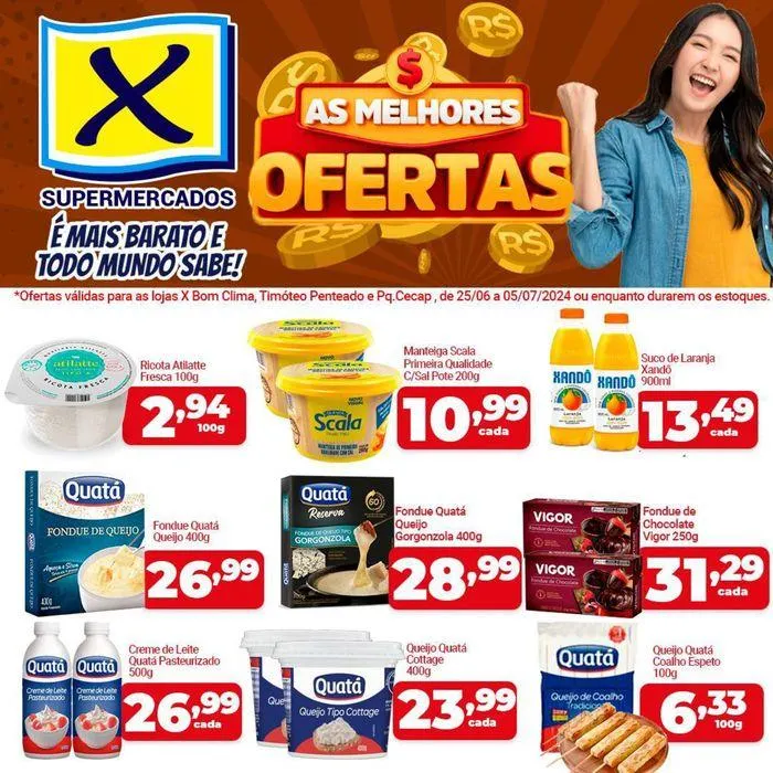 Encarte de Ofertas X Supermercados 26 de junho até 5 de julho 2024 - Pagina 2