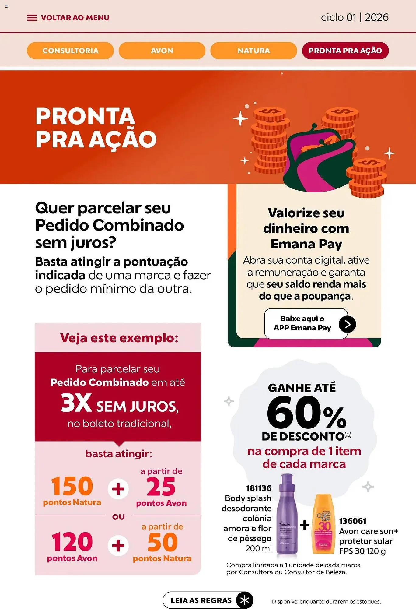 Encarte de Catálogo Avon 1 de janeiro até 31 de janeiro 2026 - Pagina 45
