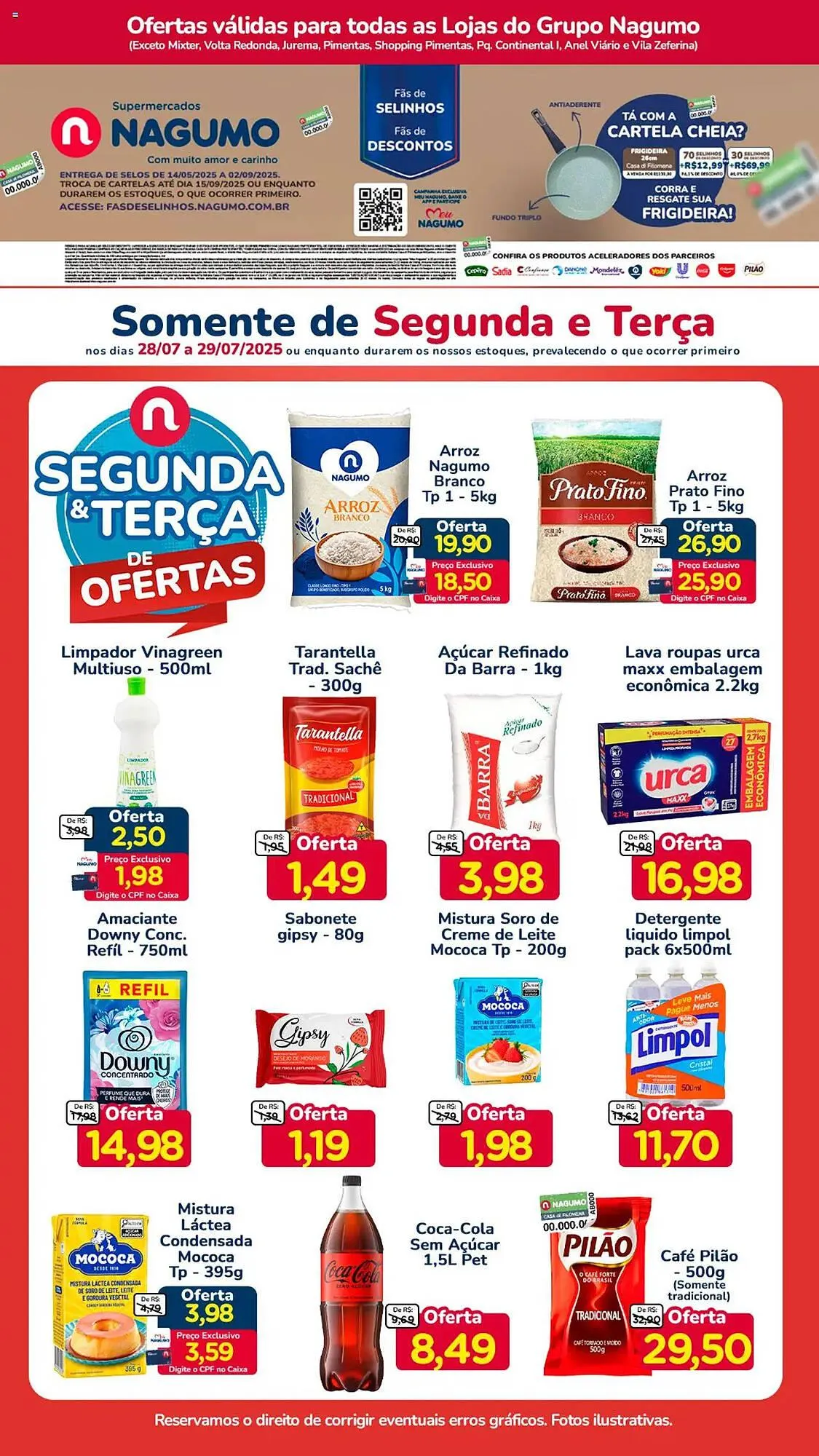 Encarte de Catálogo Nagumo 28 de julho até 29 de julho 2025 - Pagina 1