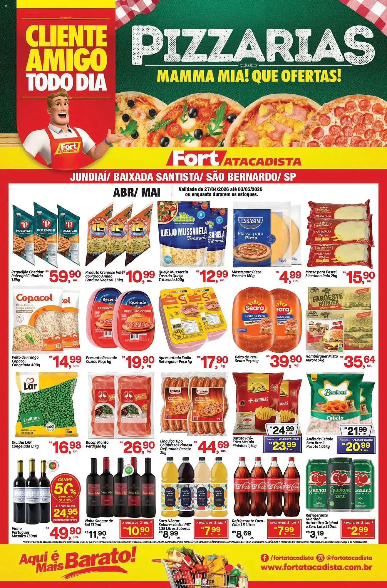 Encarte de Tabloide Fort Atacadista 27 de abril até 3 de maio 2026 - Pagina 1