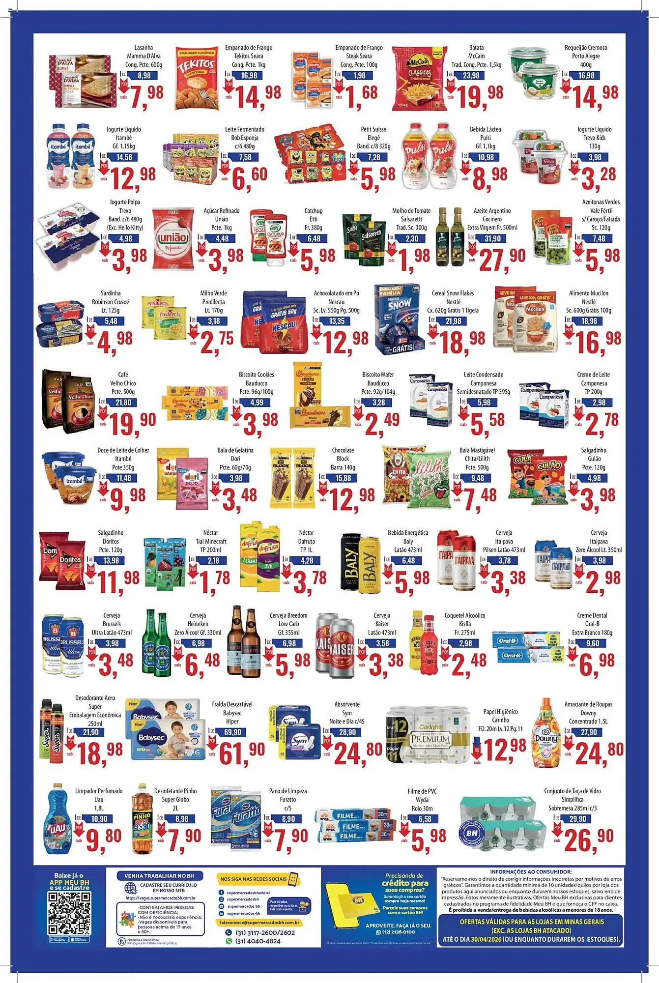 Encarte de Folheto Supermercados BH 17 de abril até 1 de maio 2026 - Pagina 2