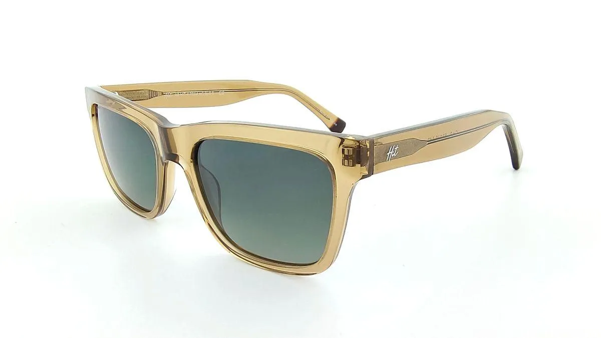 Óculos de sol Hit Masculino 4 7014 Quadrado Cor Champagne Translúcido