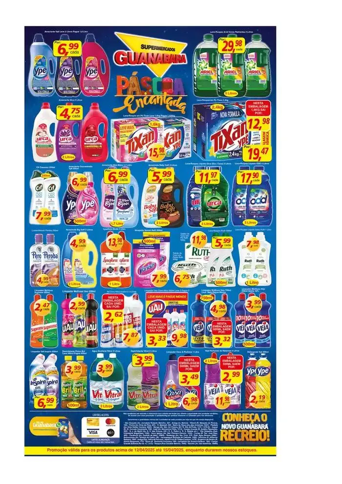 Encarte de Encarte Supermercados Guanabara 14 de abril até 15 de abril 2025 - Pagina 8