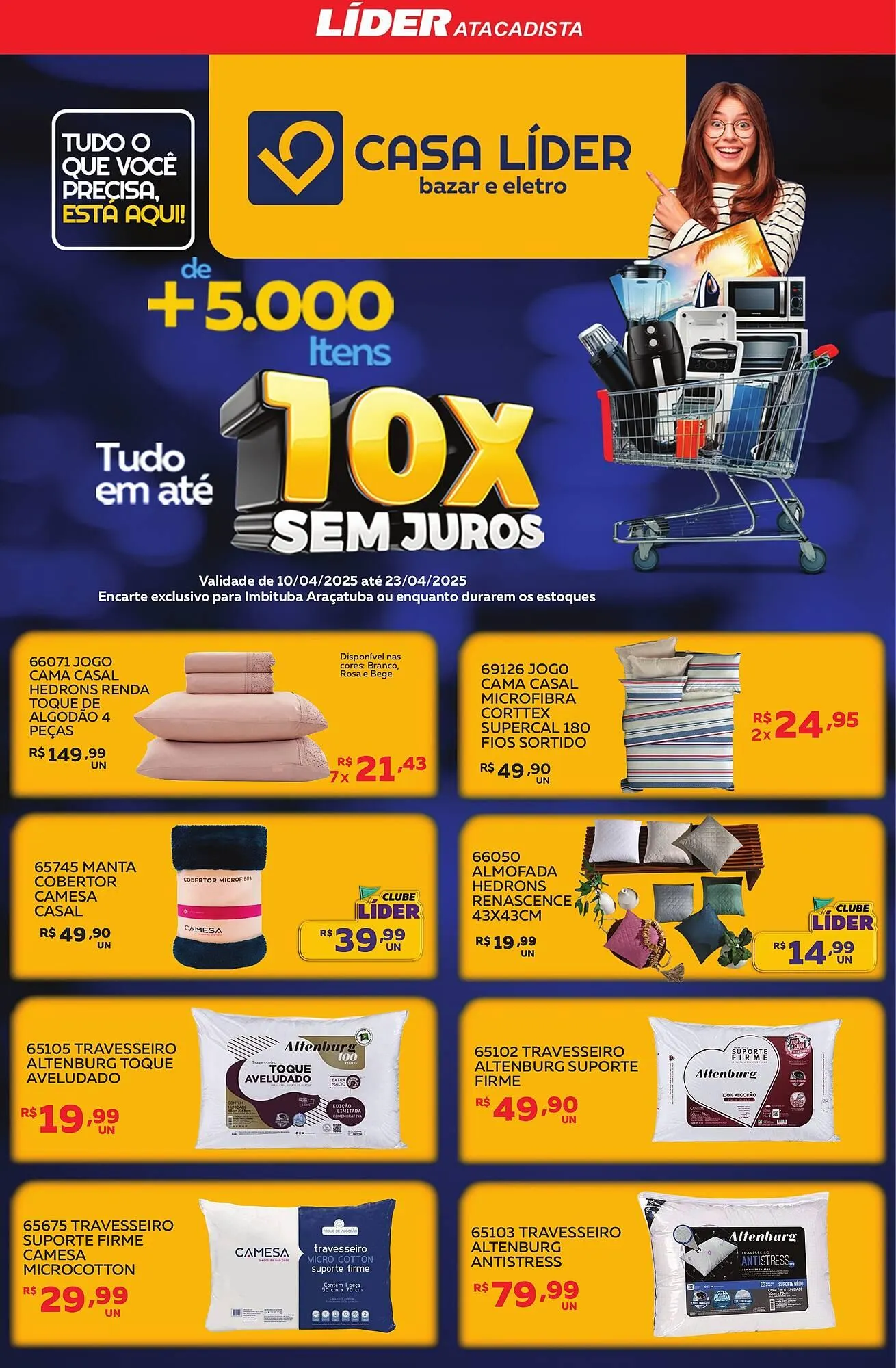 Encarte de Catálogo Lider Atacadista 14 de abril até 23 de abril 2025 - Pagina 1