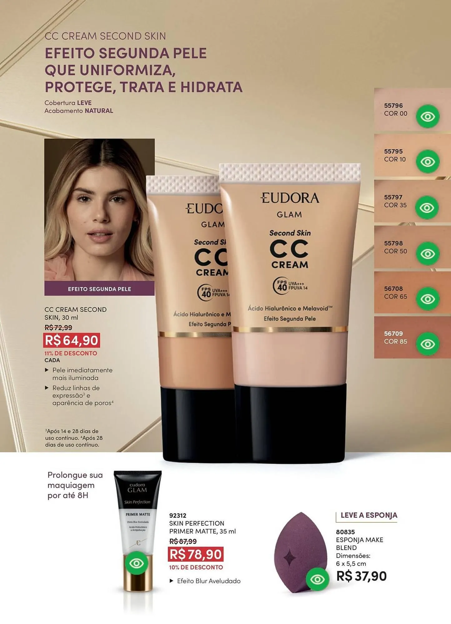 Encarte de Catálogo Eudora 1 de abril até 1 de maio 2026 - Pagina 17