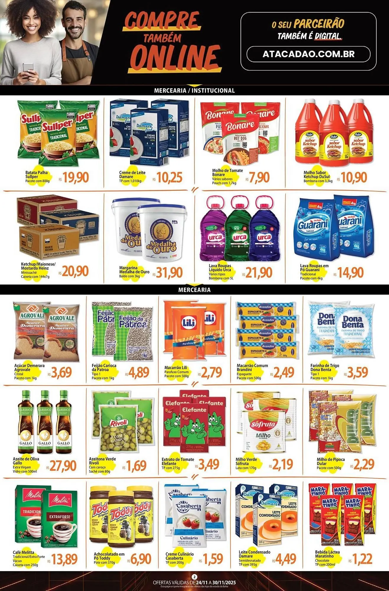 Encarte de Folheto Atacadão 24 de novembro até 30 de novembro 2025 - Pagina 2