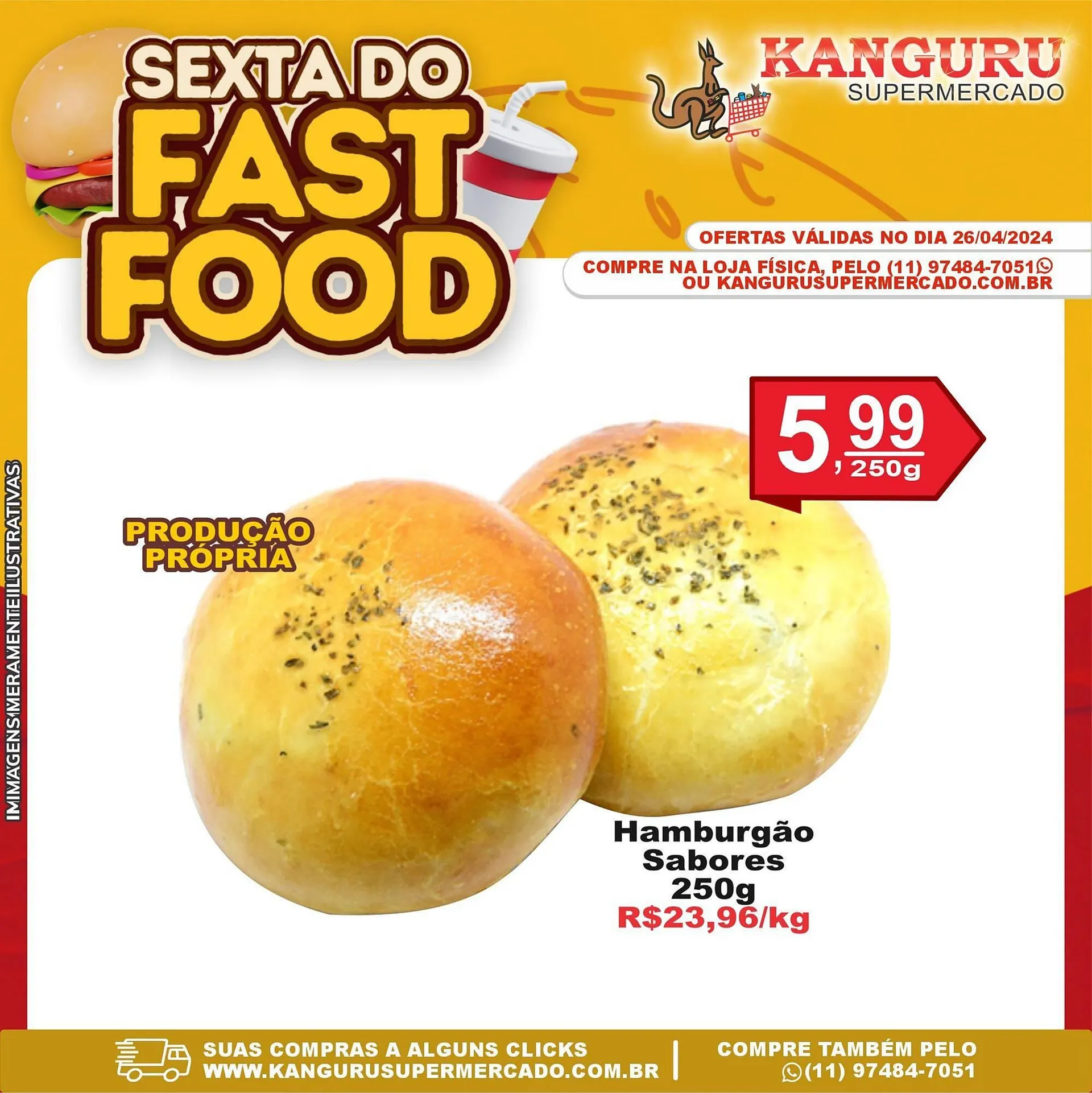 Encarte de Catálogo Kanguru Supermercado 26 de abril até 26 de abril 2024 - Pagina 1