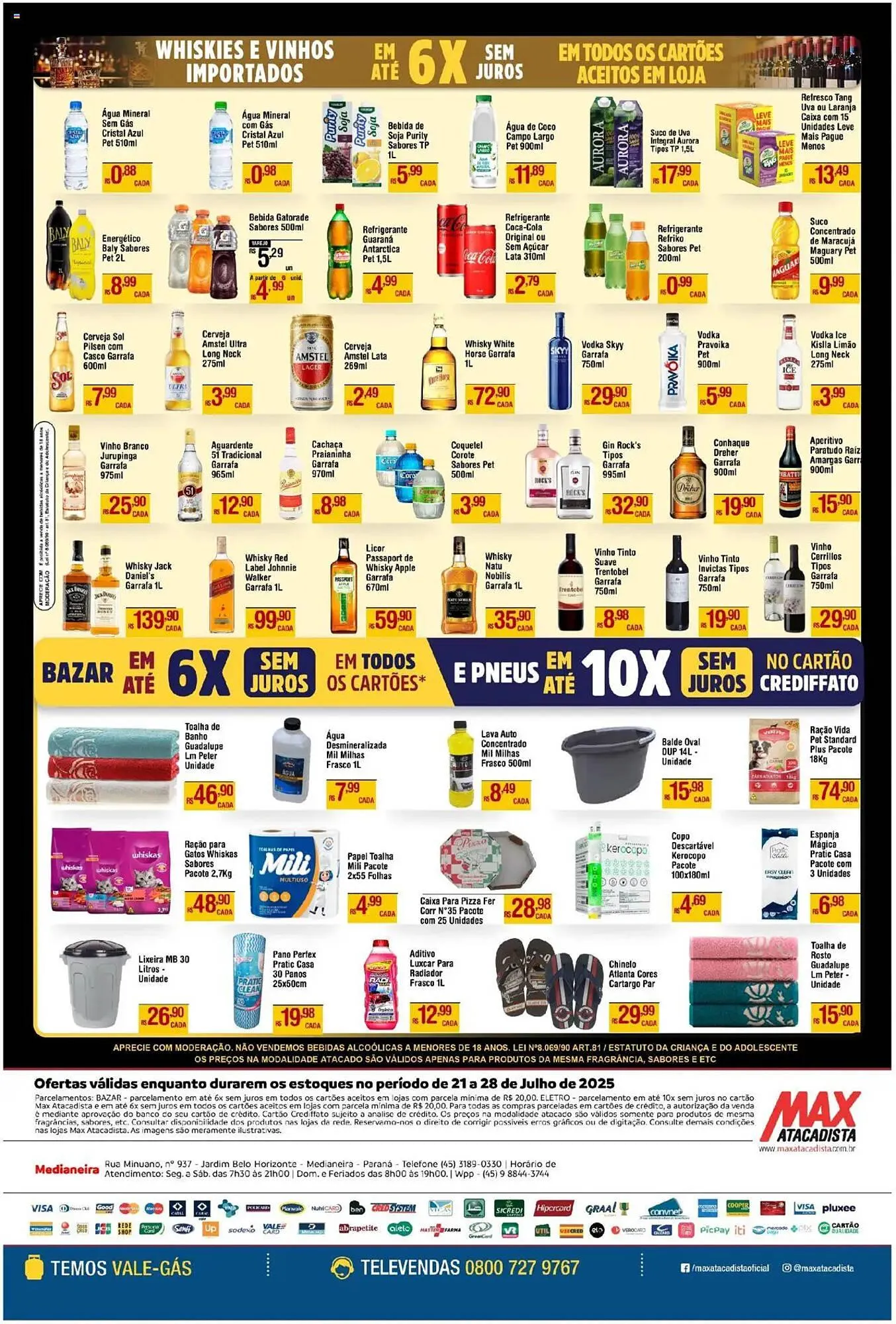 Encarte de Catálogo Max Atacadista 21 de julho até 28 de julho 2025 - Pagina 4