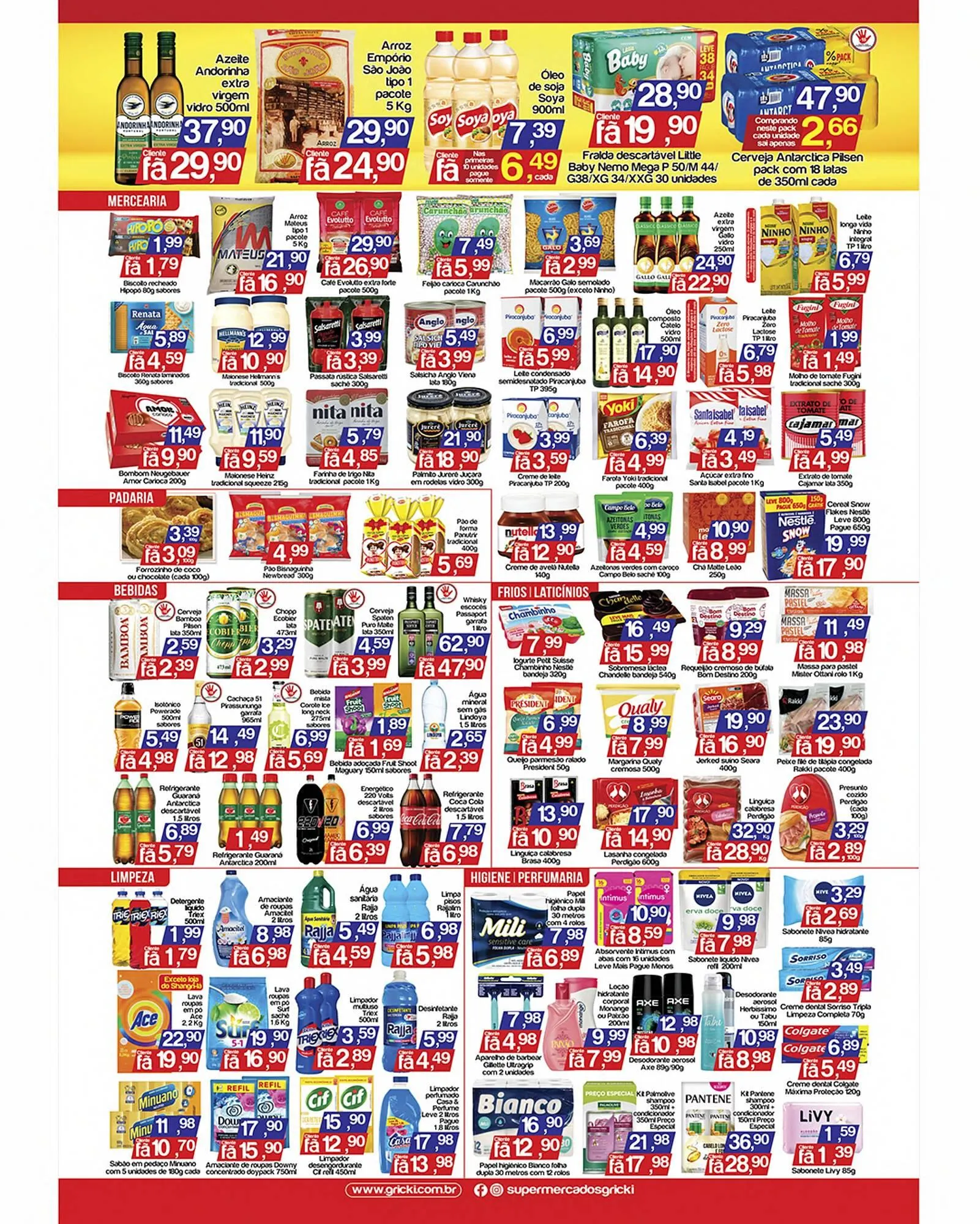 Encarte de Catálogo Supermercados Gricki 30 de julho até 30 de julho 2025 - Pagina 2