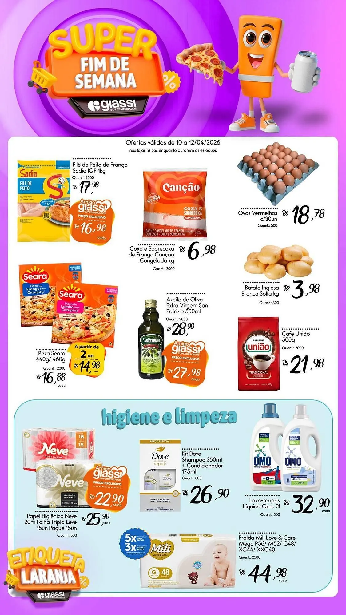 Encarte de Encarte Giassi Supermercados 10 de abril até 12 de abril 2026 - Pagina 2