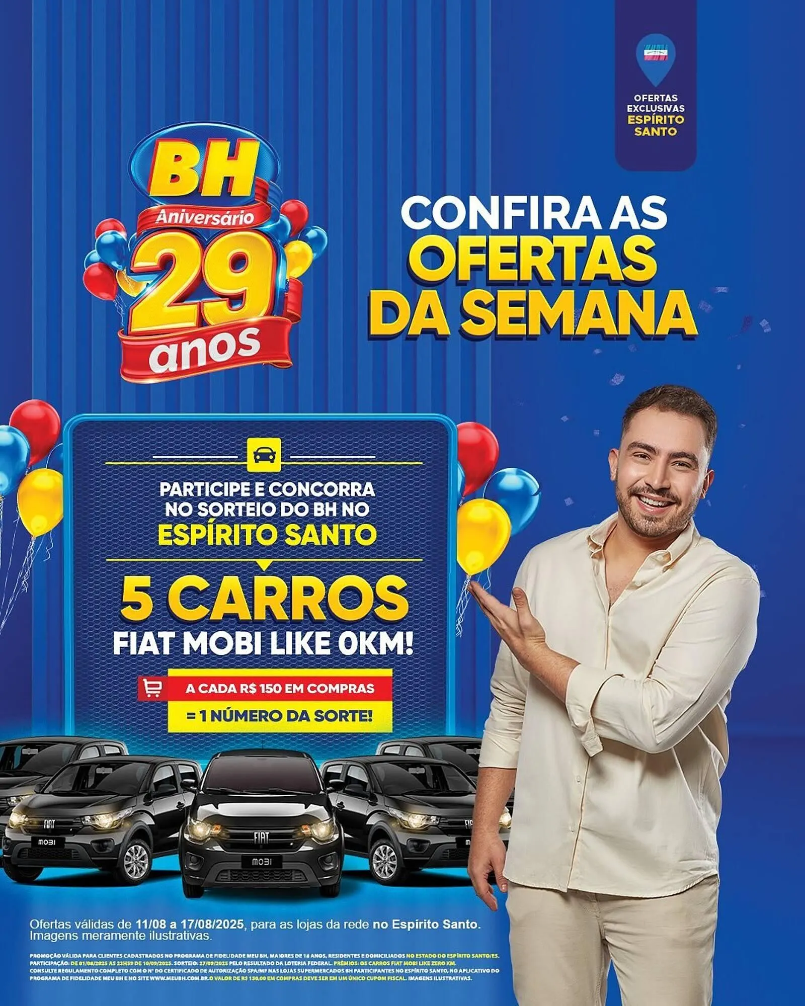 Encarte de Catálogo Supermercados BH 11 de agosto até 17 de agosto 2025 - Pagina 1