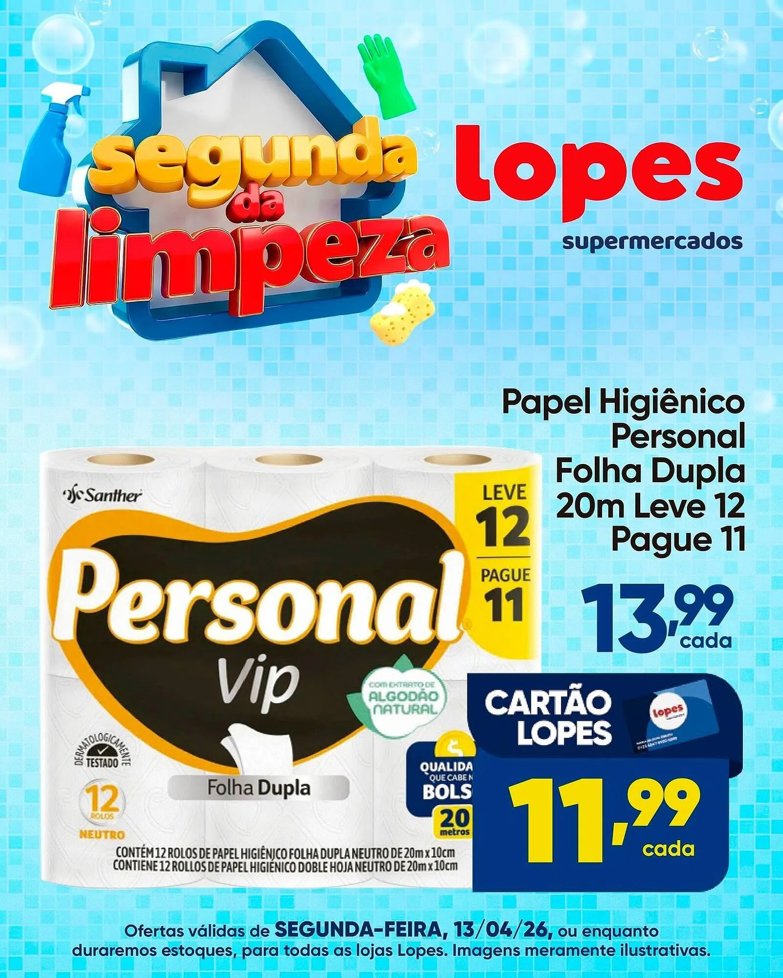 Encarte de Folheto Lopes Supermercados 13 de abril até 13 de abril 2026 - Pagina 3