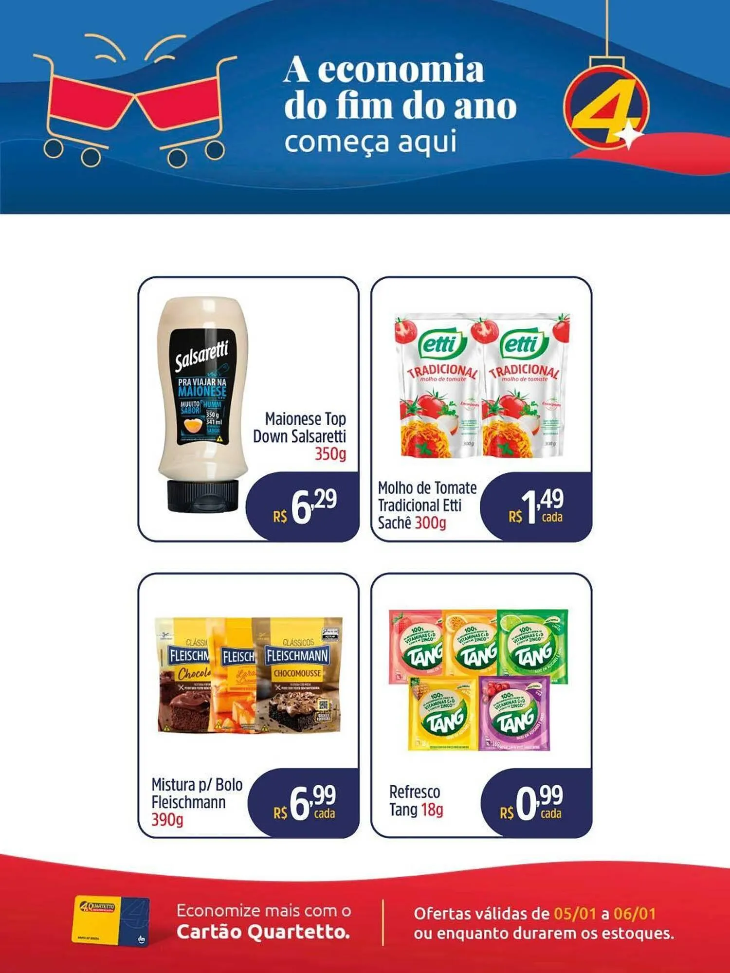 Encarte de Catálogo Quartetto Supermercados 5 de janeiro até 6 de janeiro 2026 - Pagina 3