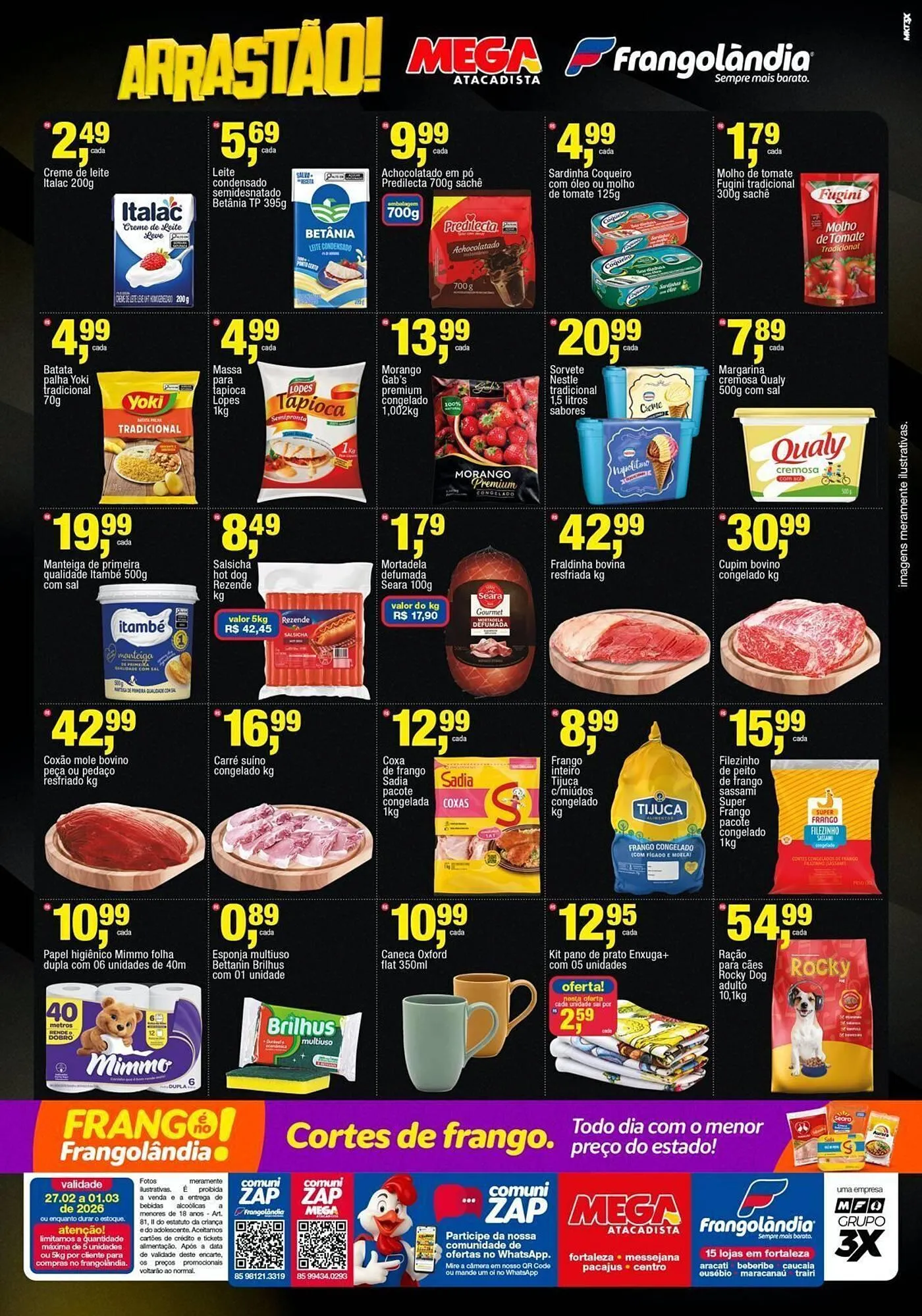 Encarte de Encarte Frangolândia 27 de fevereiro até 1 de março 2026 - Pagina 2