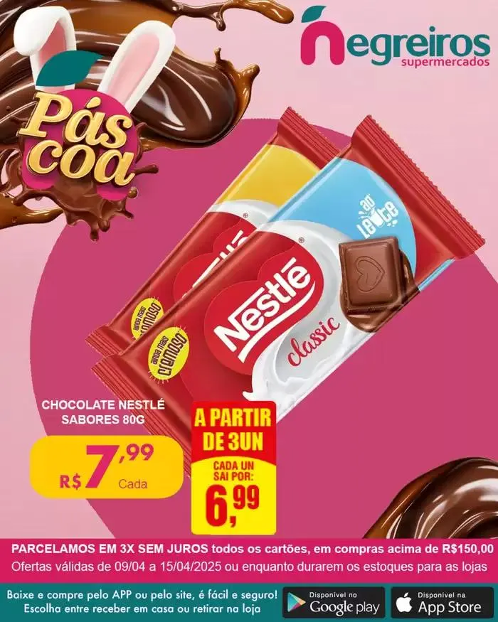 Encarte de Encarte Negreiros Supermercados 9 de abril até 15 de abril 2025 - Pagina 1