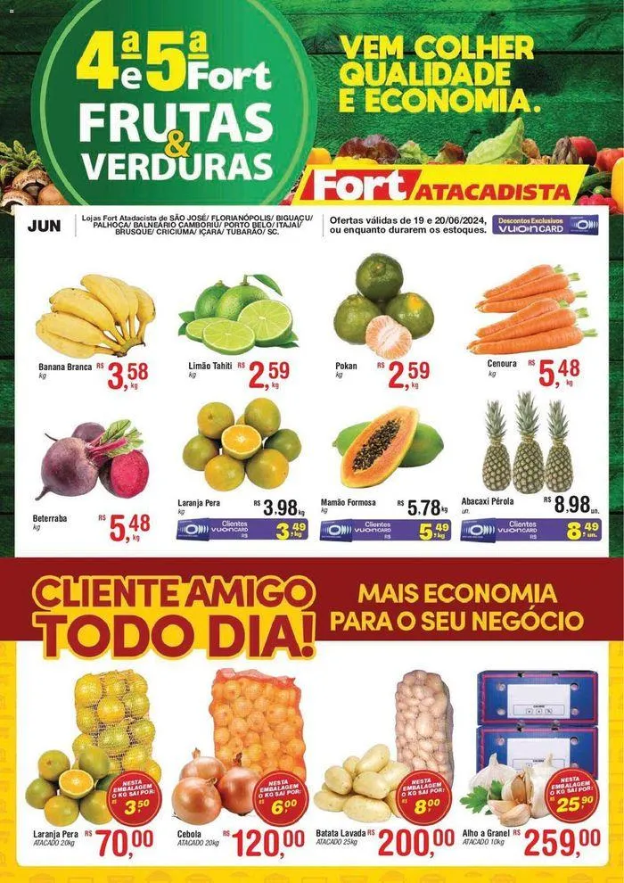 Encarte de Ofertas Fort Atacadista 19 de junho até 20 de junho 2024 - Pagina 1