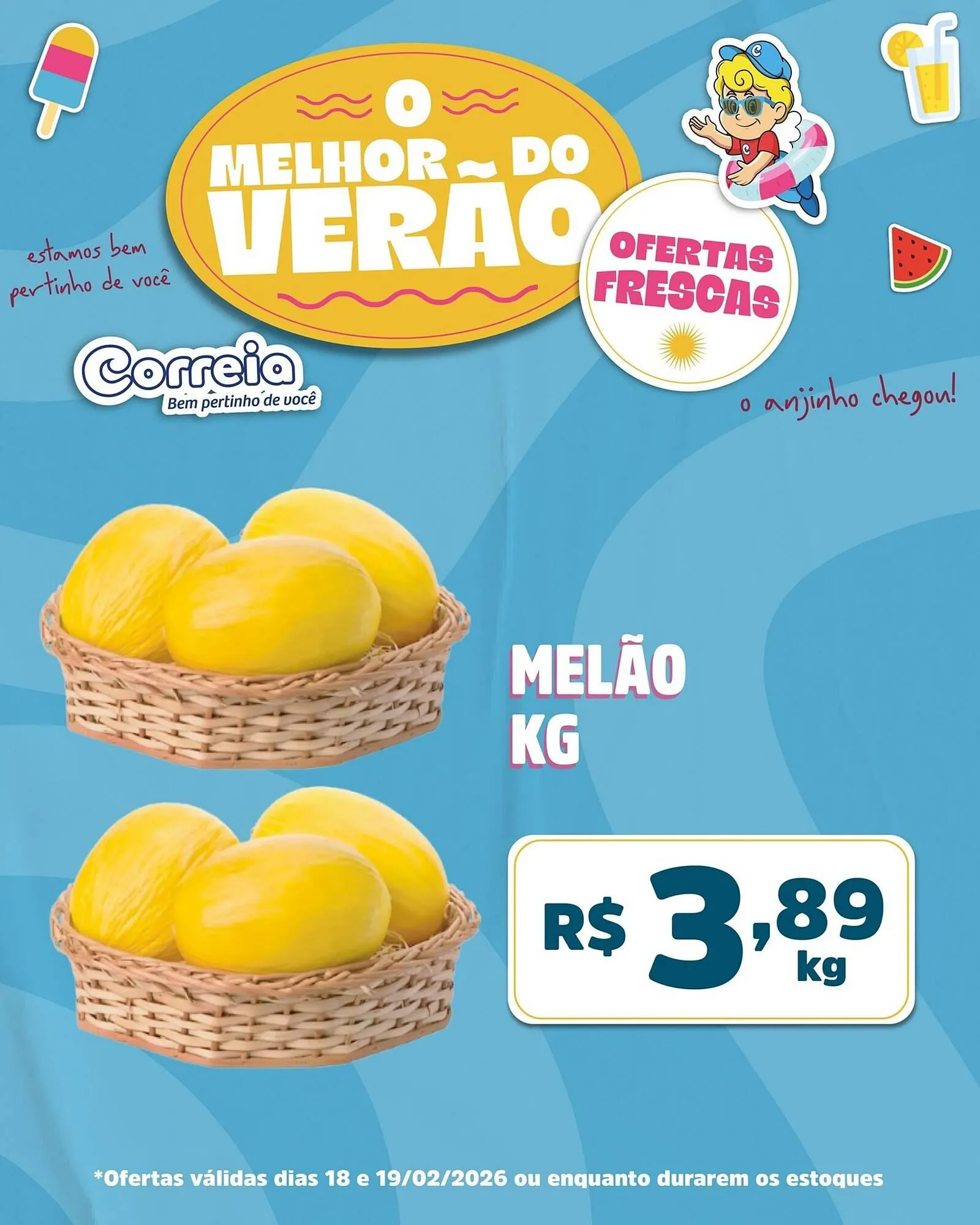 Encarte de Catálogo Supermercados Correia 18 de fevereiro até 19 de fevereiro 2026 - Pagina 3