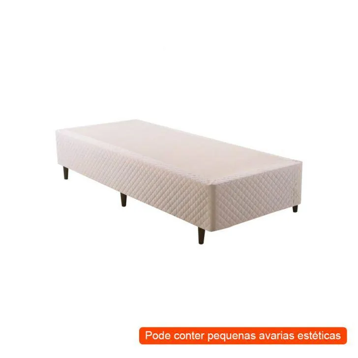 [OUTLET] Base para Cama Box Solteiro Idea (28x88x188) Branca