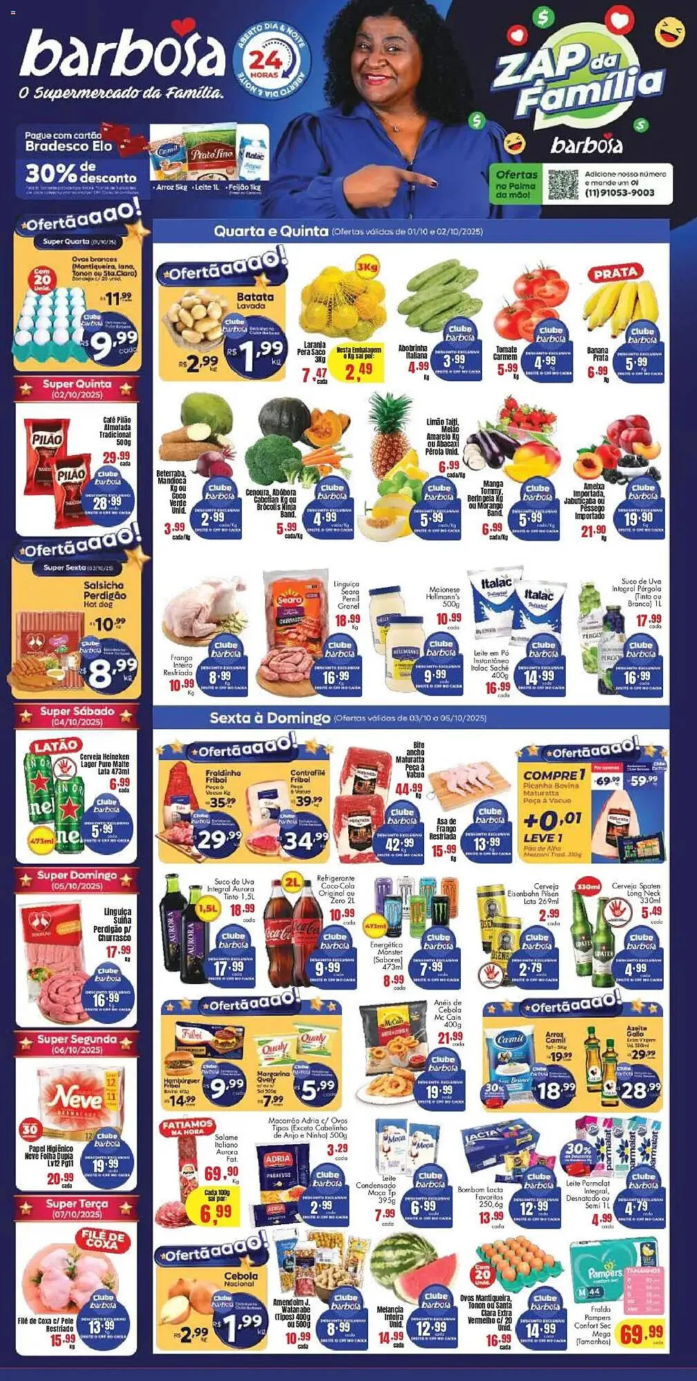 Tabloide Barbosa Supermercados - 1