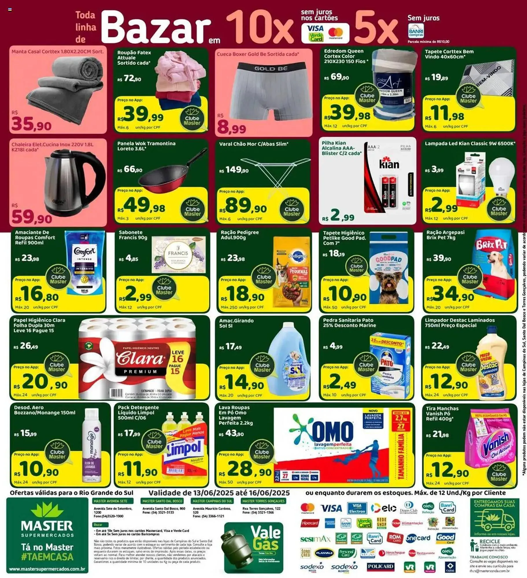 Encarte de Catálogo Master Supermercados 13 de junho até 17 de junho 2025 - Pagina 4