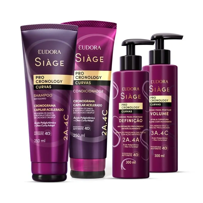 Combo Siàge Pro Cronology Curvas (4 itens)