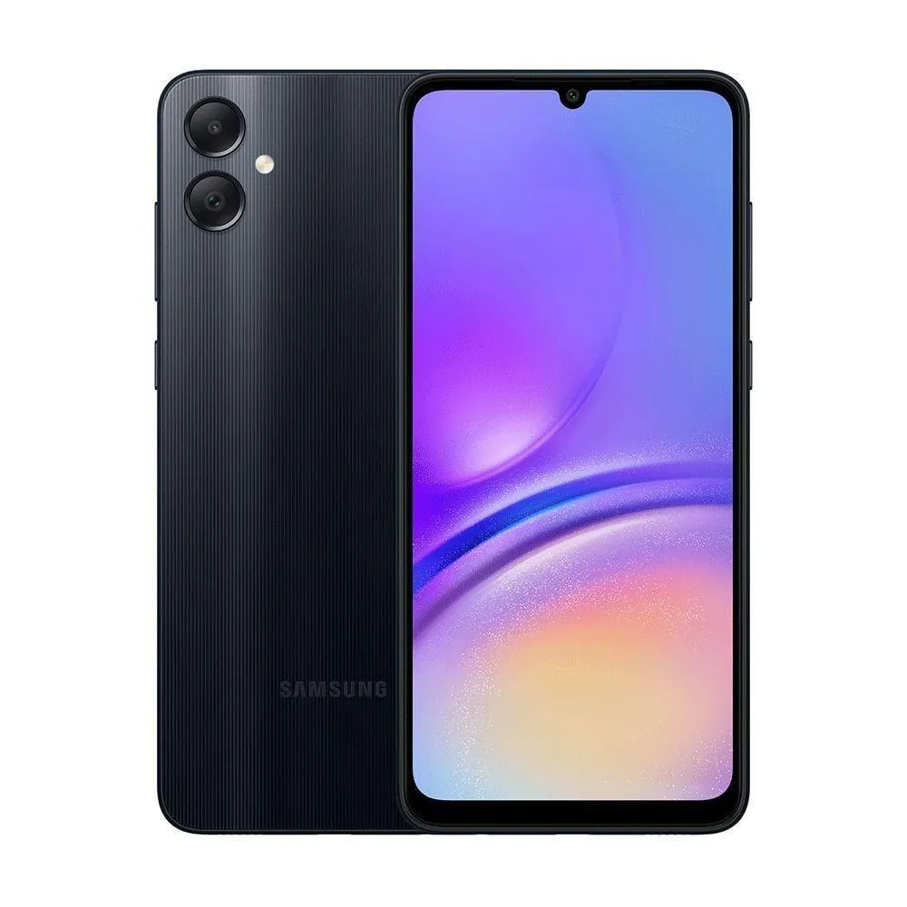 Smartphone Galaxy A05, 128GB, Tela 6.7", Câmeras 50MP+2MP, Preto, SM-A055M/DS, SAMSUNG