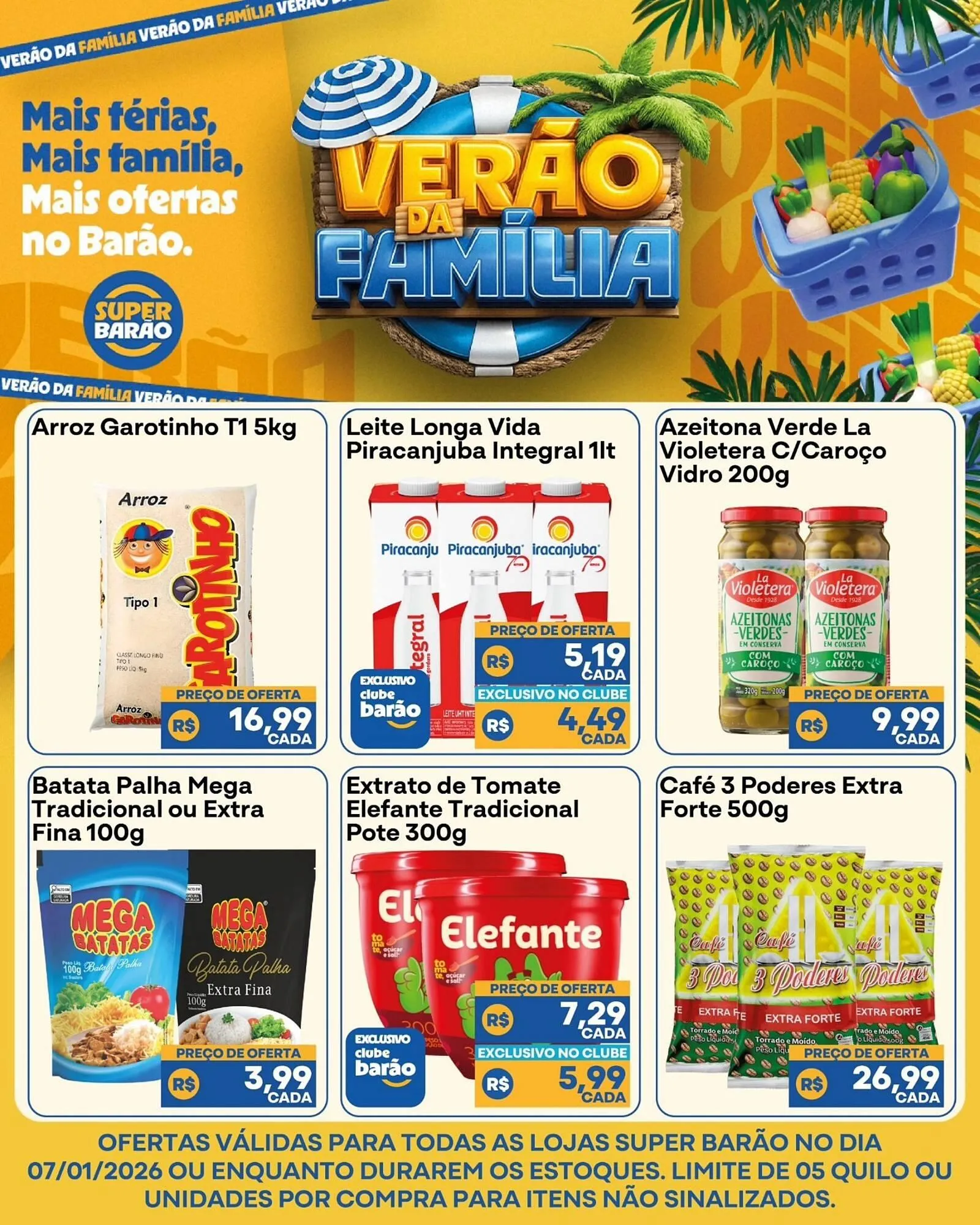 Encarte de Catálogo Super Barão 7 de janeiro até 8 de janeiro 2026 - Pagina 1