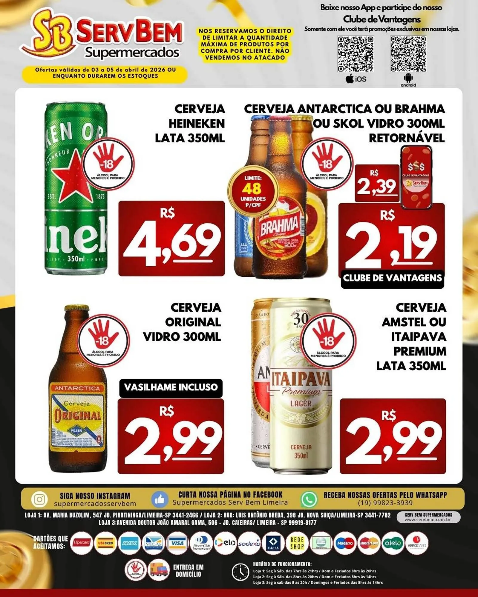 Encarte de Catálogo ServBem 3 de abril até 5 de abril 2026 - Pagina 1