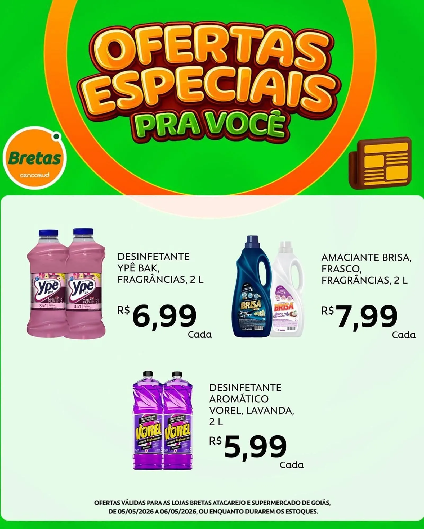 Encarte de Catálogo Supermercados Bretas 5 de maio até 6 de maio 2026 - Pagina 6