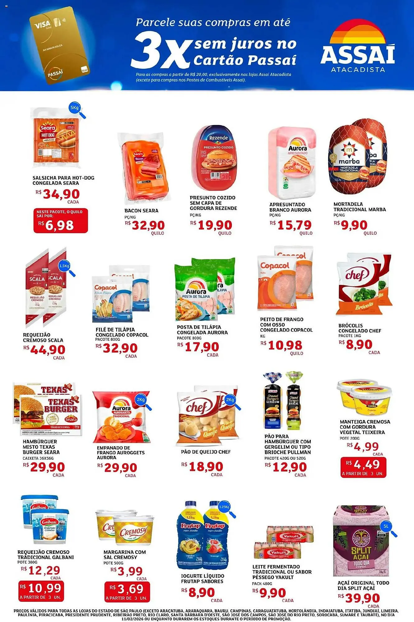 Encarte de Encarte Assaí Atacadista 11 de fevereiro até 11 de fevereiro 2026 - Pagina 3
