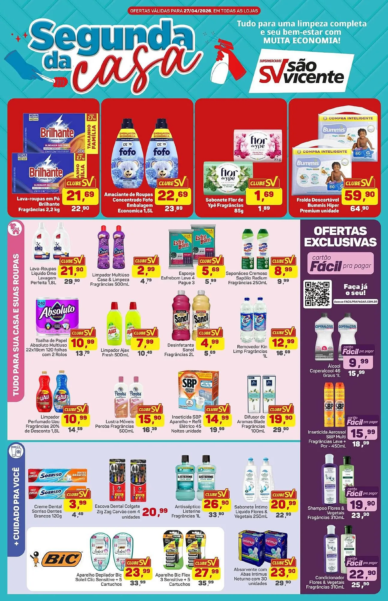 Encarte de Catálogo Supermercados São Vicente 27 de abril até 27 de abril 2026 - Pagina 1