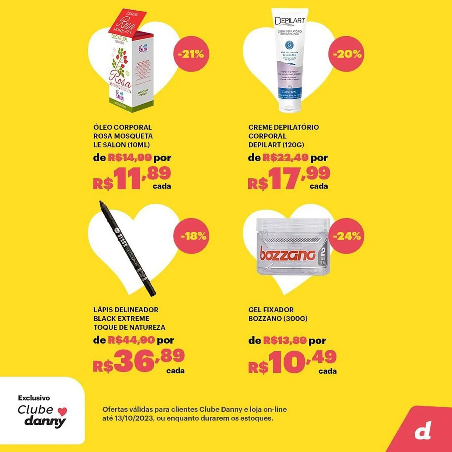 Encarte de Catálogo Danny Cosméticos 22 de setembro até 13 de outubro 2023 - Pagina 1