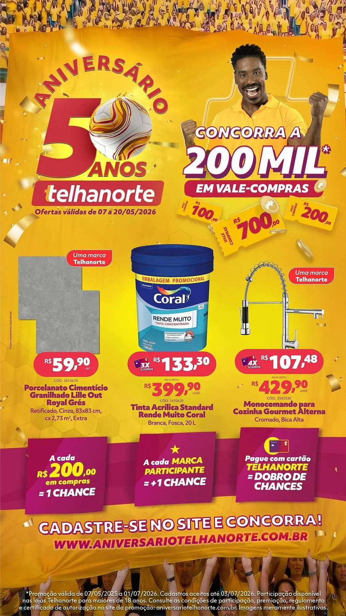 Encarte de Catálogo Telhanorte 7 de maio até 20 de maio 2026 - Pagina 1
